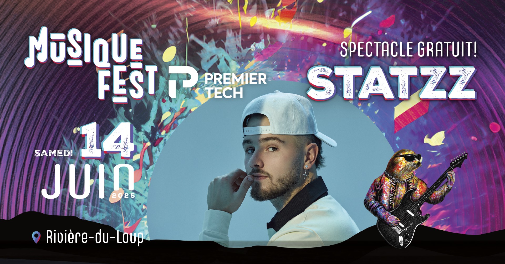 Statzz au Centre-ville : Une collaboration avec le Musique Fest Premier Tech